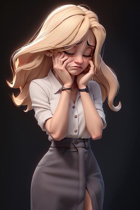 47826-166359686-masterpiece, best quality,a woman with blonde hair and a watch on her wrist is crying, with her hands on her face,black backgrou.png
